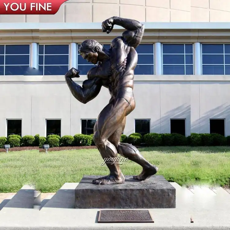 Heißer Verkauf Cast Bronze Arnold Schwarzenegger Skulptur