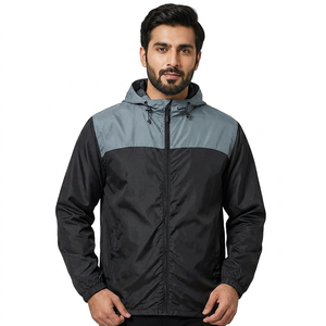 Chaqueta Impermeable de Corte Holgado con Diseño Impermeable sin Costuras, Tejido Transpirable y Cintura Ajustable para Hombre - Product Image 1
