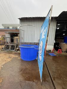 Machine de stand d'immersion à cadre en métal Divertissement d'arrière-cour Enfants Adultes <span class=keywords><strong>High</strong></span> Striker Festival d'automne Carnaval Jeu Dunker Réservoir d'eau - Product Image 3