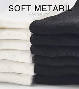 ओम कपास कस्टम लोगो को मोदेता है, टिकाऊ सफेद काले पुरुषों के मोजे - Product Image 2