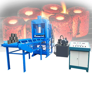 Presse hydraulique à quatre colonnes pour la fabrication de charbon de bois et de charbon pour narguilé - Product Image 1