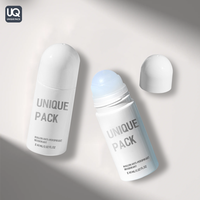 Récipient rond de déodorant de parfum d'emballage en plastique de 60ml sur la bouteille de déodorant