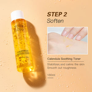 Calendula Kein Logo Organic White ning Gesichts behandlung Anti-Akne Anti-Aging-Haut Oem Benutzer definierte Private Label Hautpflege-Set für Frauen - Product Image 2