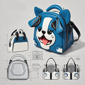 กระเป๋า ITA สำหรับสุนัขโชว์ไส้กรอกและสุนัขทำจากหน้าต่างใสออกแบบได้ตามต้องการ - Product Image 1