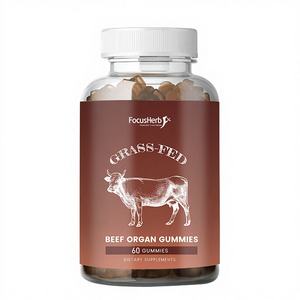 FocusHerb OEM Complément Alimentaire d'Organes de Bœuf Nourri à l'Herbe : Foie, Cœur, Reins, Pancréas - Gummies aux Organes de Bœuf - Product Image 1