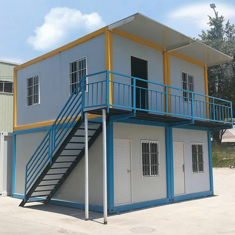 Casas de contêineres móveis personalizadas de fábrica na China, edifícios pré-fabricados para escritórios, apartamentos, estruturas de aço, casas de contêineres vivos