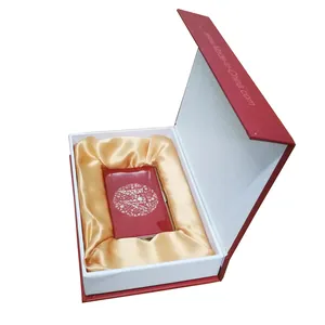 กล่องบรรจุภัณฑ์ไวน์แบบแข็งสั่งทำพิเศษสุดหรู กล่องของขวัญแม่เหล็กใส่ชาพร้อมช่องใส่ของ - Product Image 1