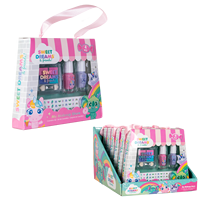 Ensemble de maquillage en plastique pour enfants Sweet Dreams, thème boutique de bonbons, unisexe, fabriqué en Chine, en stock