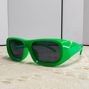 Lmamba 6779 Vintage Y2K Punk lunettes de soleil de sécurité femmes hommes marque de luxe carré <span class=keywords><strong>Steampunk</strong></span> lunettes de soleil enveloppant nuances UV400 - Product Image 3