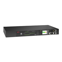 APC AP4423A 24A 230V Interruptor de Transferencia Automática (ATS) Monofásico para Rack, Fuente de Alimentación Redundante para Servidores de Rack y Dispositivos de Red