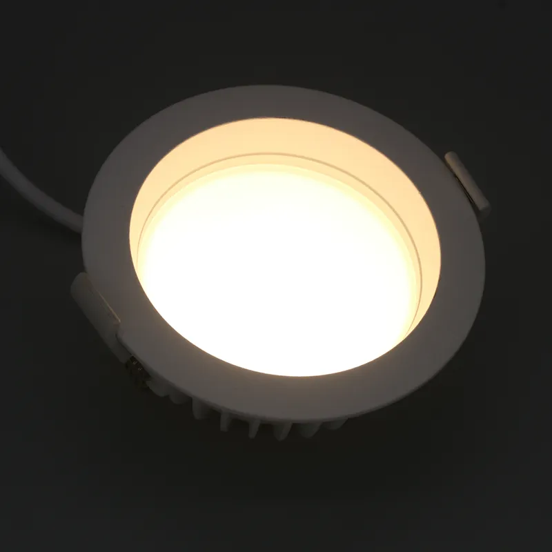 Manufacture Hot Sale Indoor 3 Inch Aluminum Alloy 10w Anti Glare SMD Surface Ceiling Trimless Recessed LED Downlight For Hotel