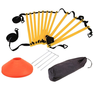 Kit d'entraînement d'agilité en PP personnalisable avec logo, marqueurs d'obstacles et clous de marquage pour l'entraînement de football – Vente en gros à prix réduit - Product Image 2