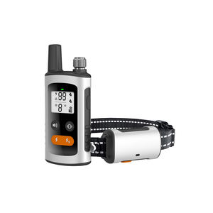 कुत्ते ट्रेनर 800 मीटर रेंज दो कुत्तों के लिए एक साथ प्रशिक्षण योग्य कंपन बिजली झटका रिचार्जेबल छाल नियंत्रण - Product Image 2