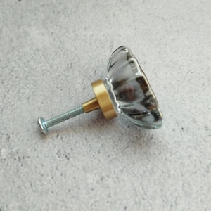 Çapı 20-40mm elmas şekli tasarım kristal cam kolları dolap çekmece çekme mutfak dolabı kapılı gardırop kolları donanım - Product Image 5