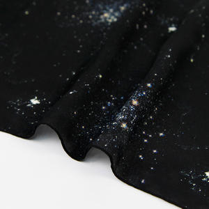 Hiny-tela estampada digital para vestido de niña, tela de satén de rayón suave de los 60, diseño de estrella orean 100% - Product Image 2