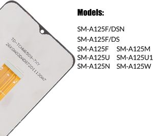 Écran tactile LCD de remplacement Boston pour modèles <span class=keywords><strong>A12</strong></span> A125 <span class=keywords><strong>A125F</strong></span>/DS/M/U/U1/N/W, origine Chine, garantie 1 an - Product Image 4