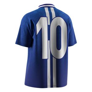 Camiseta de Fútbol Bordada con Cuello Polo en V y Tela de Secado Rápido, Ideal para Apoyo en el Campo y Eventos del Club - Product Image 6