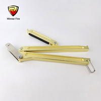 Collier de serrage pour tuyau d'incendie en aluminium couleur or