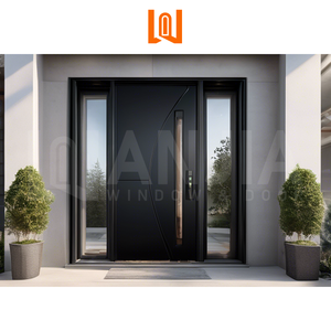 वांजीया स्मार्ट मल्टी लॉक प्रवेश द्वार एल्यूमीनियम दरवाजे सामने प्रवेश विरोधी चोरी विरोधी बाहरी सुरक्षा दरवाजे - Product Image 5