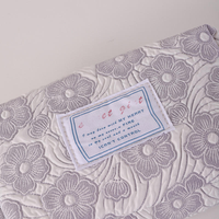 JOYSUN Niedliche Koreanische Make-up Aufbewahrungstasche Lässige Elegante Bestickte Blumen Kosmetiktasche für Damen