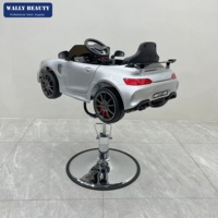 Chaise de barbier élégante pour enfants, chaise de barbier en forme de voiture, équipement de salon de coiffure pour garçons, mobilier de salon de beauté moderne de haute qualité