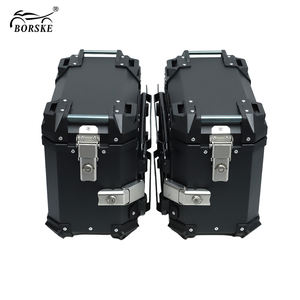 Boîte latérale étanche anti-chute 36L, boîte de rangement supérieure pour <span class=keywords><strong>moto</strong></span>, boîte arrière en aluminium, coffre de <span class=keywords><strong>moto</strong></span> - Product Image 2