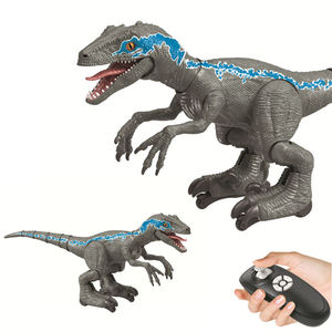 Jouet RC Velociraptor multifonctionnel, jouets de dinosaure marchant, dansant et pulvérisant, jouets de dinosaure télécommandés avec son - Product Image 2