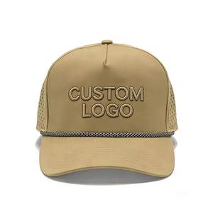 Gorra de Béisbol Personalizada con Logotipo Perforado por Láser, 5 Paneles, Transpirable, Ajustable con Cierre a Presión para Hombres y Mujeres - Product Image 4