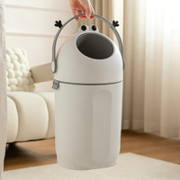 Poubelle à couches anti-odeur en plastique pour bébé, bac à déchets pour couches pour la maison et la crèche