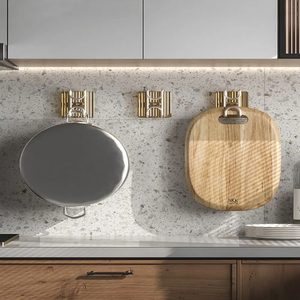 رف تخزين لحوض خفيف فاخر خطاف حوض غير مثقب للحمام رف معلق على الحائط قطعة أثرية للحوض معلق - Product Image 5