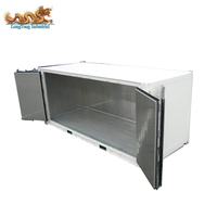 Conteneur frigorifique de 20 pieds en aluminium R404a avec ouverture latérale et unité de refroidissement Daikin Thermoking
