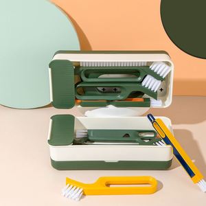 Brosses de nettoyage ménager portatives, directes d'usine, <span class=keywords><strong>pour</strong></span> le nettoyage des rails de fenêtres, des portes, des carreaux, des comptoirs de cuisine, essuie-glace polyvalent <span class=keywords><strong>pour</strong></span> le nettoyage - Product Image 4