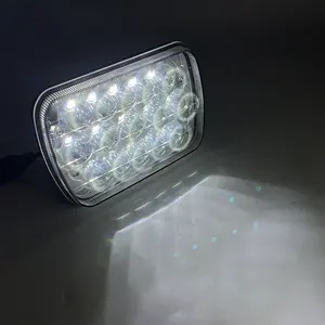 7 pouces 45W feux de croisement élevés led lampe de travail pour 12V 24V tracteur agricole camion ATV projet lumière extérieure led lumière