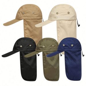 Uv Protection Hat With Neck Flap Outdoor Adventure Sun Quick Dry Breathable Baseball <b>Cap</b> for Fishing <b>Hiking</b> Gift - Product Image 1