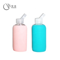 Housse de bouteille en Silicone écologique et antidérapant, couvre-bouteille en verre de qualité alimentaire, ml