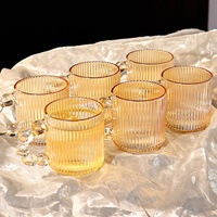 Service à thé et bouilloires de luxe 7 pièces – Ensemble de verrerie pour eau, thé et jus avec plateau de rangement – Ensemble bouilloire en verre pour eau froide