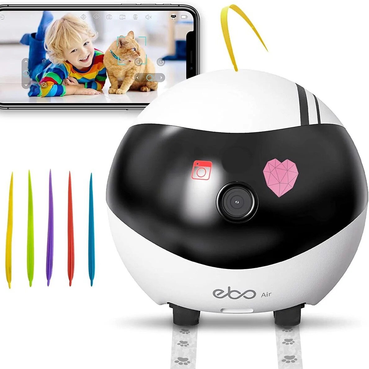 Enabot EBO Air Pet Robot - Movable Camera with APP Control