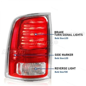 Pour Dodge RAM1500 2500 2013-2018, feux de jour à LED, feux antibrouillard étanches, ensemble de feux arrière de voiture, kit carrosserie 68093078AC - Product Image 3