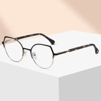 Lunettes de lecture anti-lumière bleue pour femmes adultes, motif floral décontracté, TR90 + métal, design léger à monture complète pour un usage quotidien