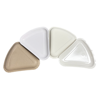 Plateau triangulaire jetable en papier plastifié pour pizza, plateau à pain, plateau à gâteau, plateau de cuisson triangulaire, kits de fournitures pour fêtes