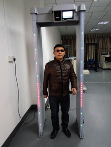 เครื่องตรวจจับโลหะแบบเดินผ่าน เครื่องตรวจจับโลหะแบบติดตั้งบนกรอบประตู - Product Image 5