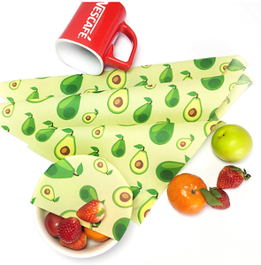 Vente <span class=keywords><strong>en</strong></span> gros de 3 paquets <span class=keywords><strong>d</strong></span>'enveloppes réutilisables <span class=keywords><strong>en</strong></span> <span class=keywords><strong>cire</strong></span> <span class=keywords><strong>d</strong></span>'abeilles pour la nourriture à motif de <span class=keywords><strong>feuille</strong></span> de pain plateau <span class=keywords><strong>d</strong></span>'emballage <span class=keywords><strong>en</strong></span> tissu de coton biologique - Product Image 3