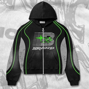 Brand <b>Men's</b> <b>Hoodie</b> & <b>Shorts</b> <b>Set</b> Sporty Zipper Sweatshirt Matching Outfit Sublimation Print Breathable Polyester Spring Wear <b>Set</b> - Product Image 5