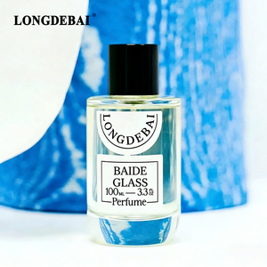 Nuevo Estilo de Botella de Perfume de Vidrio Cilíndrica Redonda de 50 ml y 100 ml, Botella de Perfume Vacía Elegante con Fondo Grueso y Pulverizador, con Etiqueta Especial - Product Image 2