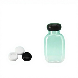 100ml Food-Grade PET Transparent <b>Small</b> Flat <b>Bottle</b> Mini Juice Wine <b>Milk</b> Tea Carbonated Drinks Soda Container - Product Image 2