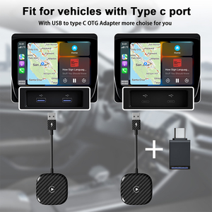 Adaptateur <span class=keywords><strong>Carplay</strong></span> sans fil Dongle Filaire vers sans fil Adaptateur <span class=keywords><strong>CarPlay</strong></span> Usb Type C Android Auto Dongle Car Play Converter pour <span class=keywords><strong>Apple</strong></span> - Product Image 5
