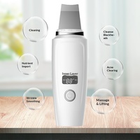 Appareil de nettoyage ultrasonique étanche pour le visage, éliminateur de points noirs, nettoyeur de pores, exfoliant beauté pour usage domestique