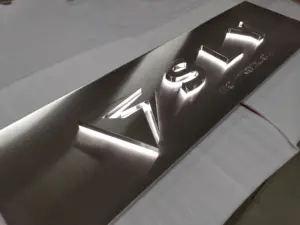 Logotipo de metal para publicidade, logotipo personalizado, logotipo de metal dourado, decoração de parede, letras do alfabeto, logotipo 3D de metal, sinais de negócios