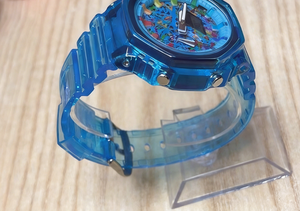 Montre-bracelet mécanique sport pour homme, affichage lumineux, bracelet en cuir véritable, réserve de marche, mode, affaires - Product Image 5