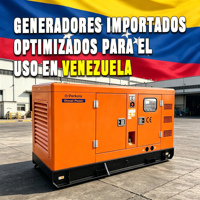 Generador diésel súper silencioso insonorizado de 50 kVA, 60 kVA, 150 kVA, 300 kVA para Venezuela, tipo silencioso
